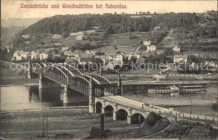 Bad Schandau Carolabruecke WEndischfaehre