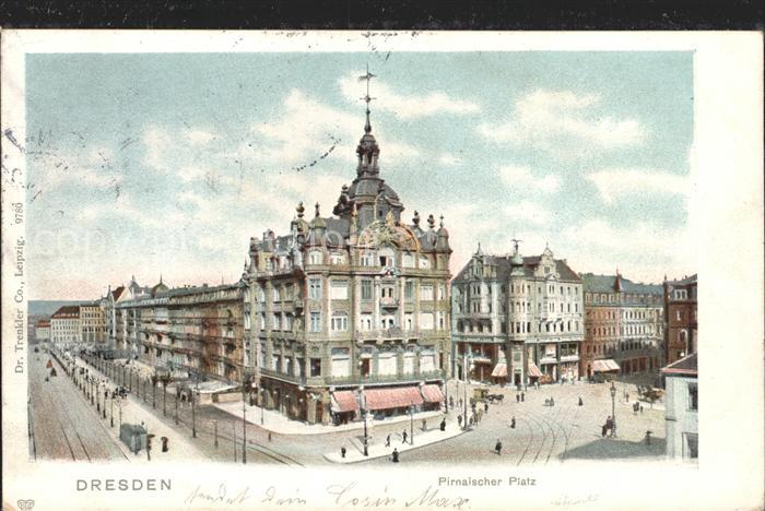 DRESDEN Elbe Pirnaischer Platz