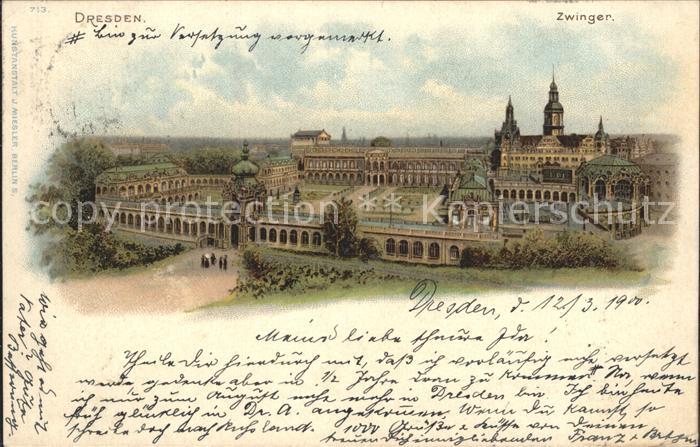 DRESDEN Elbe Zwinger