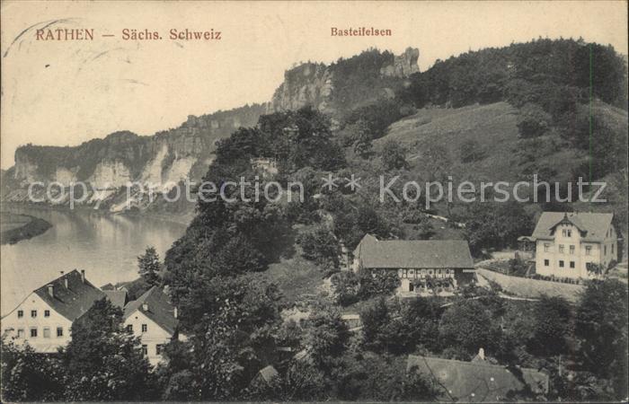 Rathen Saechsische Schweiz Basteifelsen