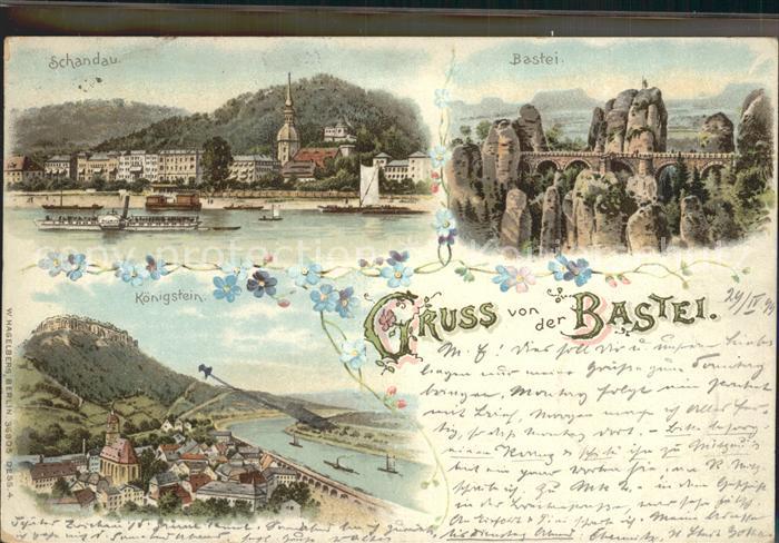 Bad Schandau Bastei Koenigstein