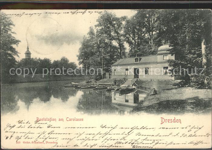 DRESDEN Elbe Bootstation Carolasee