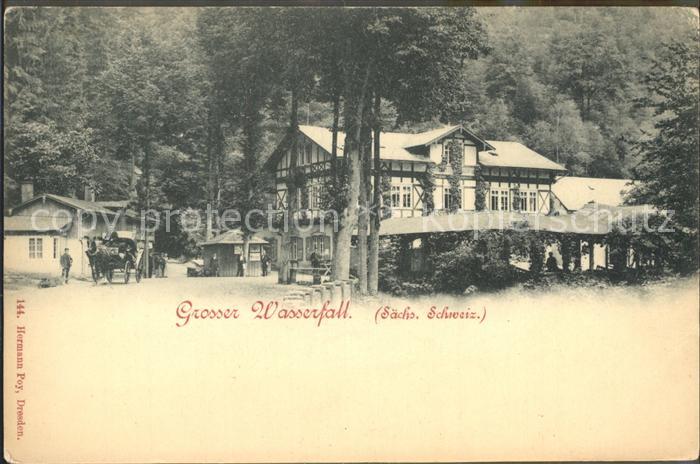 Bad Schandau Grosser Wasserfall