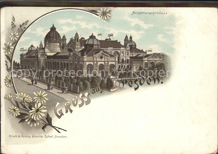 DRESDEN Elbe Ausstellungsgebaeude