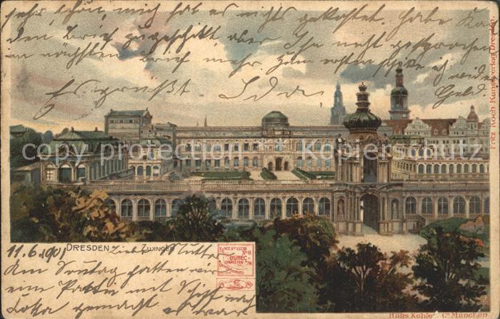 DRESDEN Elbe Zwinger