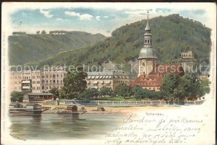 Bad Schandau Kuenstlerkarte