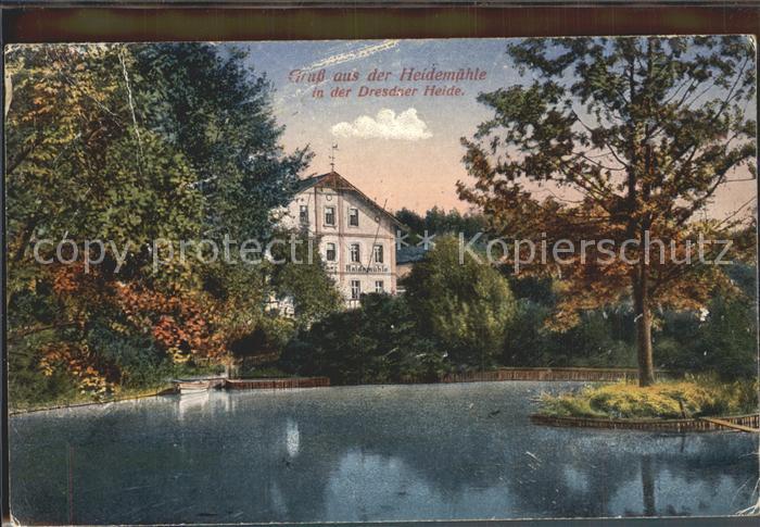 DRESDEN Elbe Heidemuehle Dresdner Heide