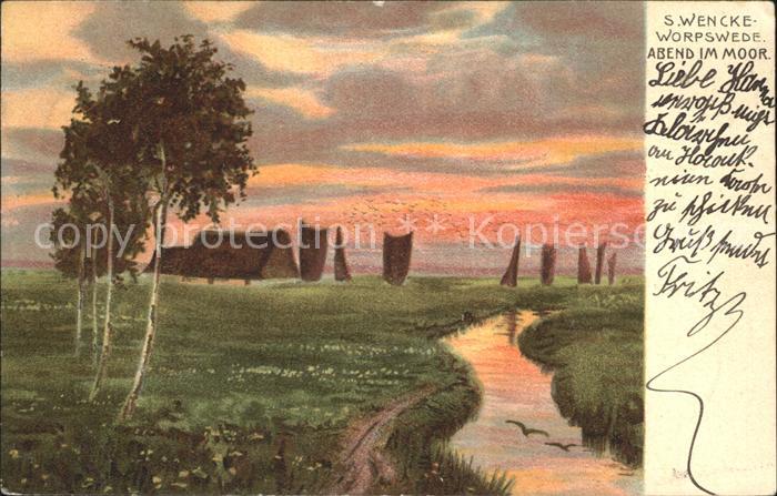 Worpswede Abend Im Moor