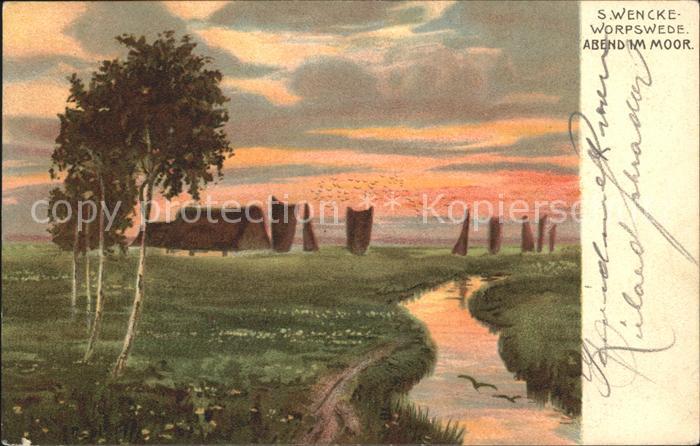 Worpswede Abend im Moor