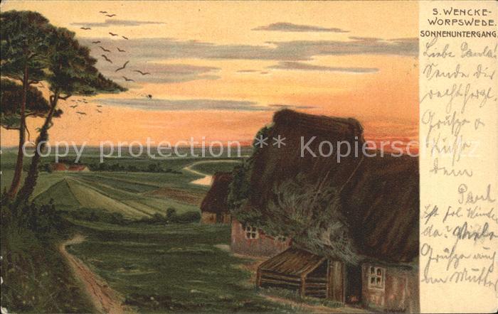 Worpswede Sonnenuntergang