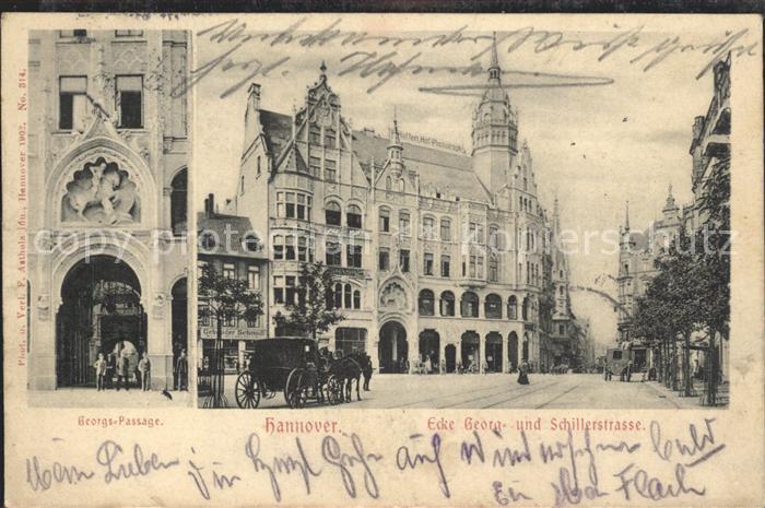 HANNOVER  CITY Georgs- Passage Georg- und Schillerstrasse