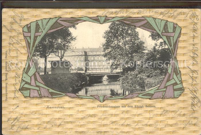 HANNOVER  CITY Friederiekenplatz Koenigliches Schloss