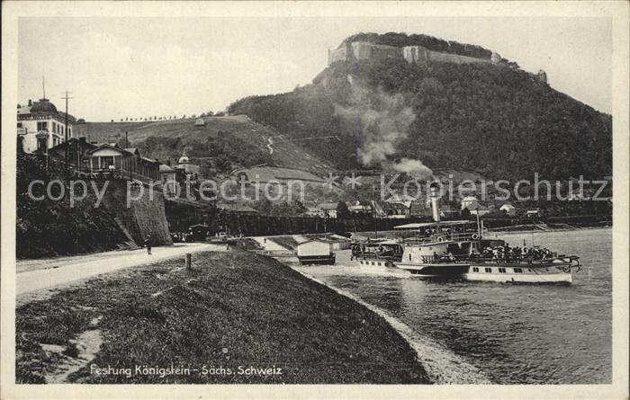 Koenigstein Saechsische Schweiz Festung