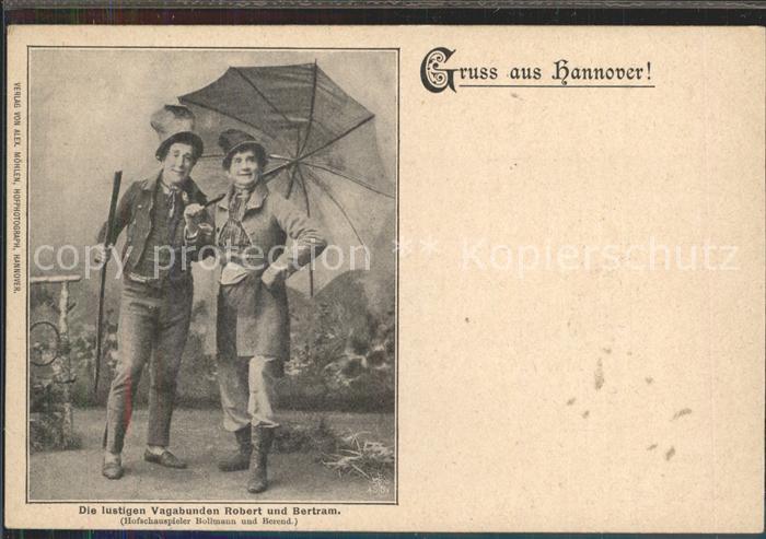 HANNOVER  CITY Die lustigen Vagabunden Robert und Bertram