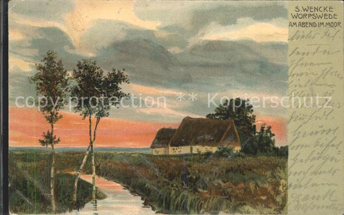 Worpswede Am Abend im Moor