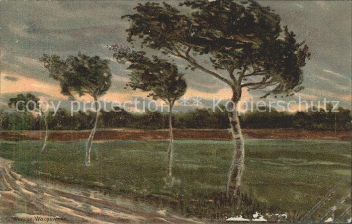 Worpswede Birken im Wind