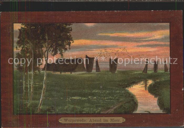 Worpswede Abend im Moor