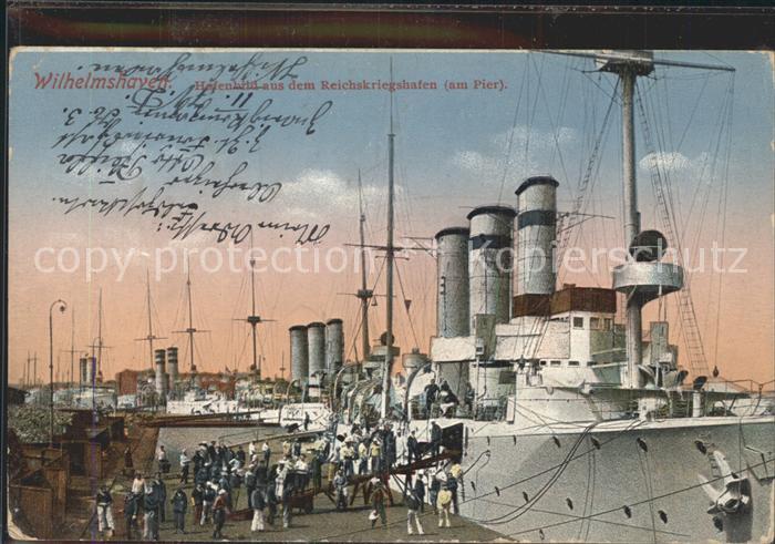 Wilhelmshaven  CITY Reichskriegshafen am Pier