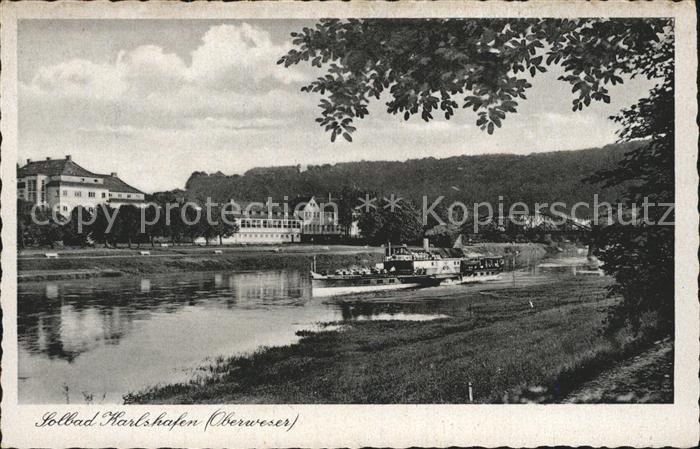 Dampfer Seitenrad Bad Karlshafen