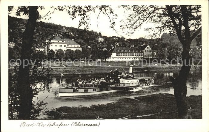 Dampfer Seitenrad Bad Karlshafen