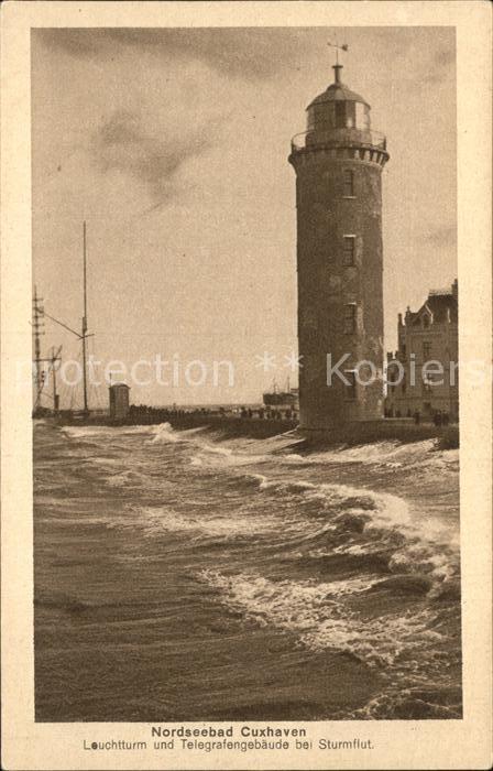 Leuchtturm Lighthouse Telegrafengebaeude Cuxhaven