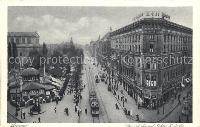 Strassenbahn Hannover Georgstrasse Kaffee Kröpcke
