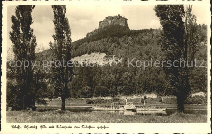Dampfer Seitenrad Pillnitz Lilienstein