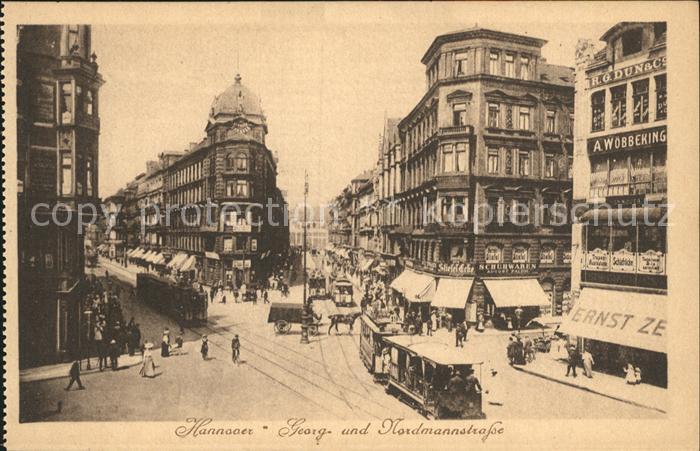 Strassenbahn Hannover Georg- und Nordmannstrasse