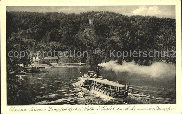 Dampfer Seitenrad Bad Karlshafen