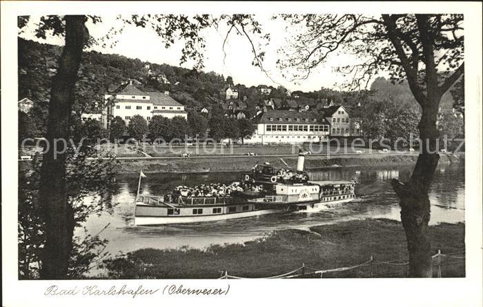 Dampfer Seitenrad Bad Karlshafen