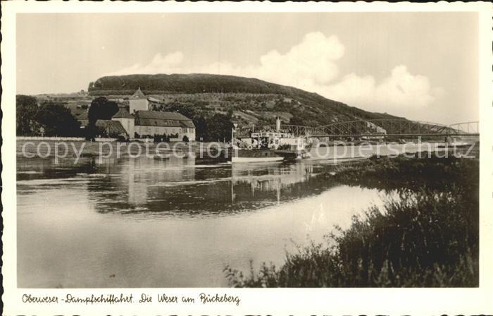 Dampfer Seitenrad Weser Bueckeberg