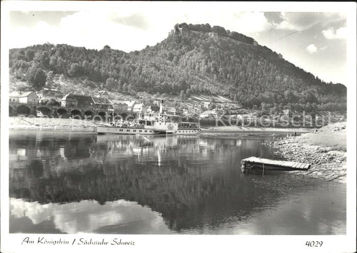 Dampfer Seitenrad Pirna Koenigstein Saechsische Schweiz