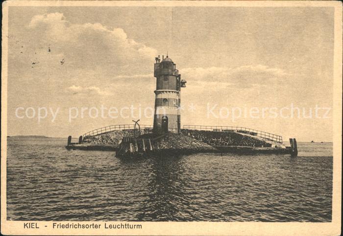 Leuchtturm Lighthouse Friedrichsorter Kiel