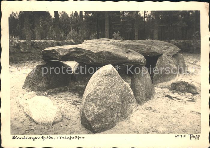 Huenengrab Lueneburger Heide Sieben Steinhaeuser