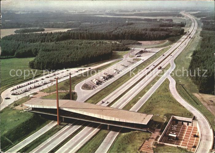 Autobahn Hansa-Linie Brückenrasthaus Dammer Berg