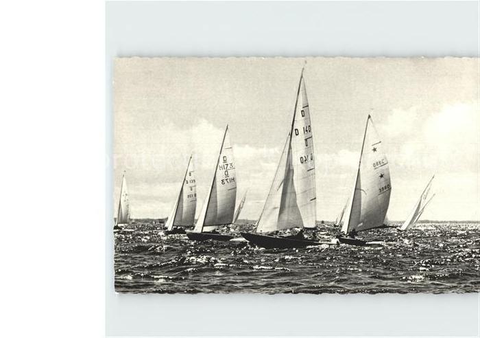 Segelboote Segel-Regatta Timmendorfer Strand