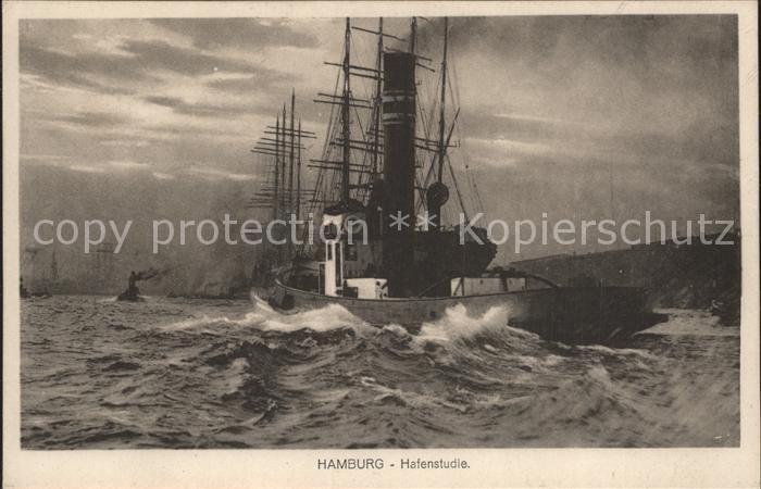 Schiffe Ships Navires Hamburg Hafenstudie