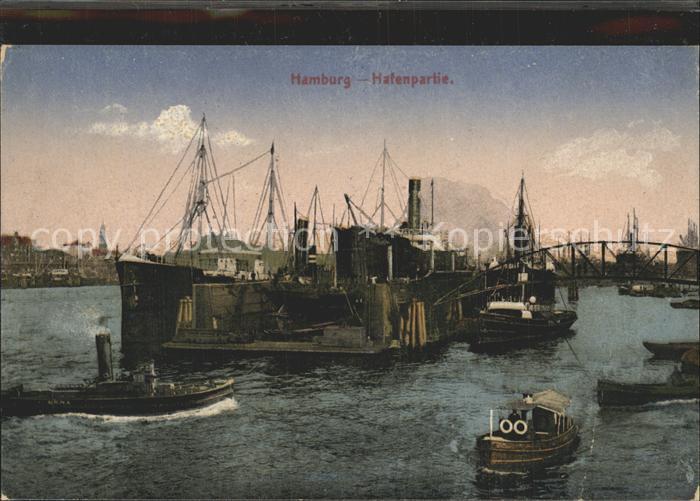 Dampfer Oceanliner Hamburg Hafen