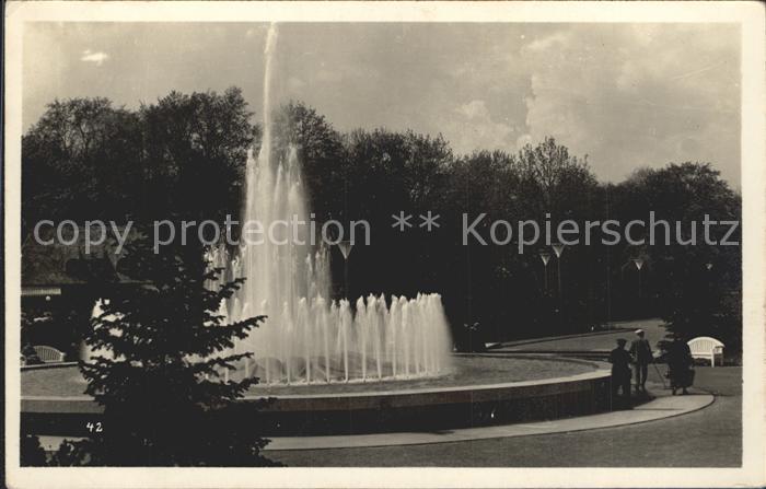 Gartenschau Reichsgartenschau Dresden Leuchtfontäne