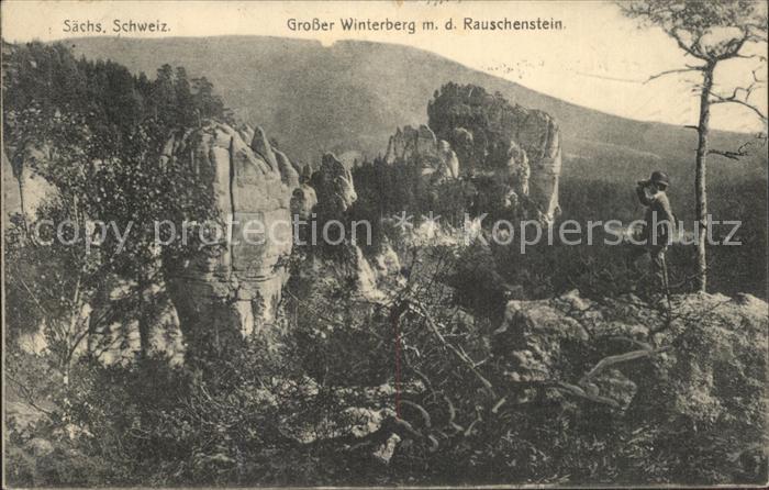 Bergsteigen Klettern Grosser Winterberg Rauschenstein