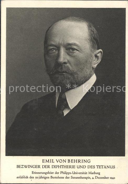 Medizin Emil von Behring Feier 50-jähriges Best