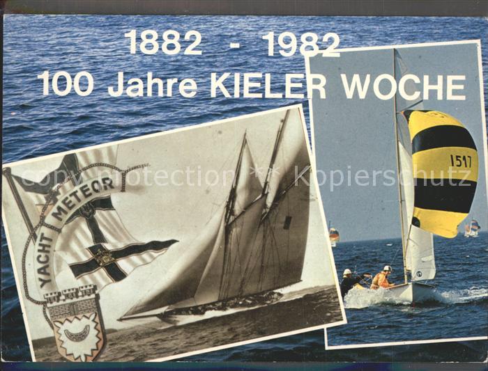 Segelschiffe Yacht Meteor Segelboot 100 Jahre Kieler Woche
