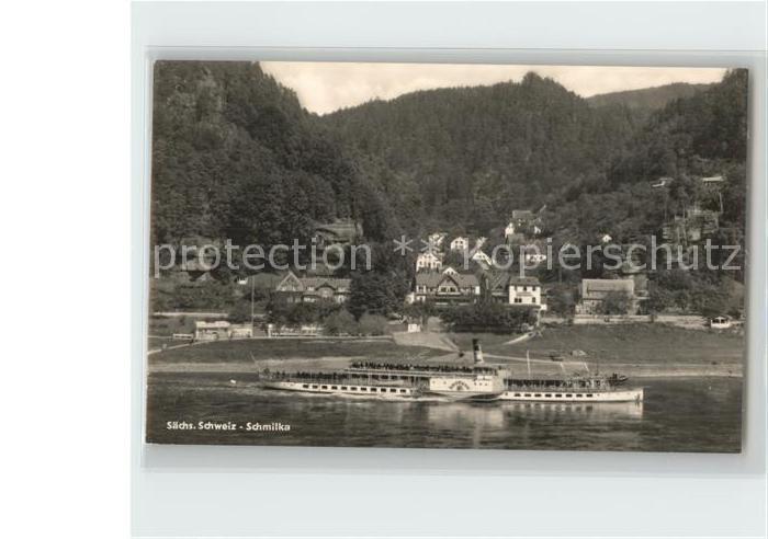 Dampfer Seitenrad Leipzig Schmilka