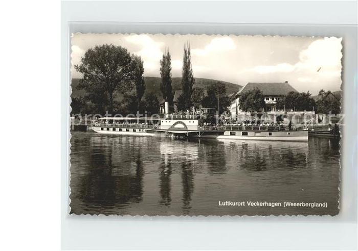 Dampfer Seitenrad Kaiser Wilhelm Veckerhagen