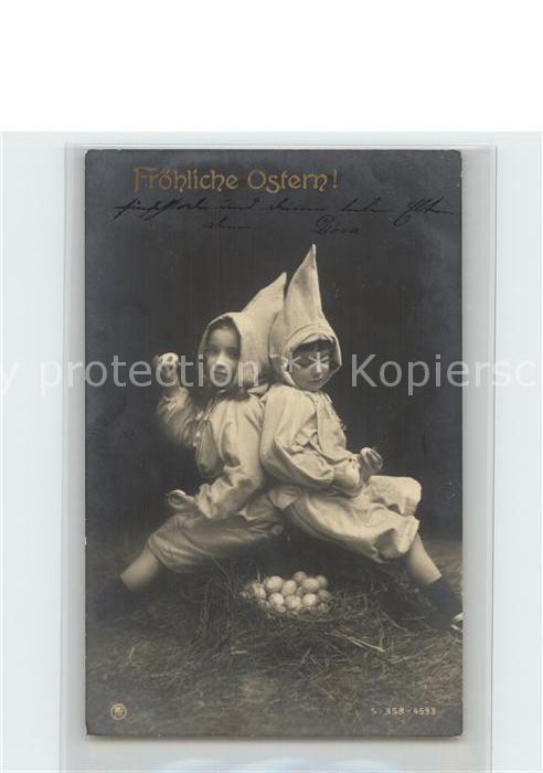 Foto RPH Nr. 358-4593 Ostern Kinder Ostereier