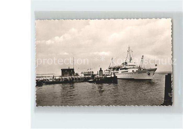 Schiffe Ships Navires Wappen von Hamburg Cuxhaven Alte Liebe