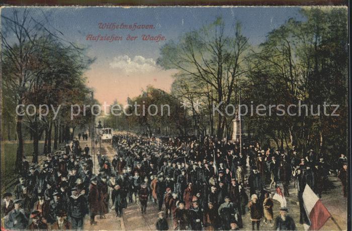 Wilhelmshaven  CITY Aufziehen der Wache