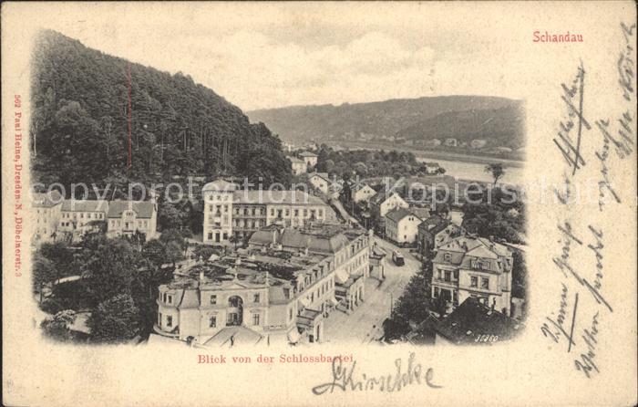 Bad Schandau Blick von der Schlossbastei