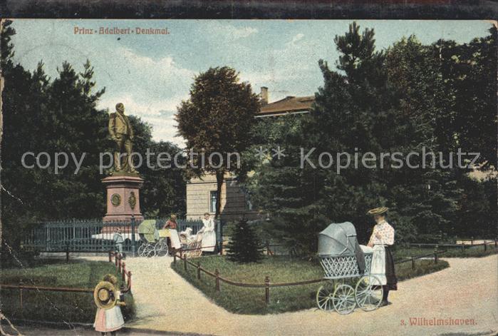 Wilhelmshaven  CITY Prinz Adalbert- Denkmal
