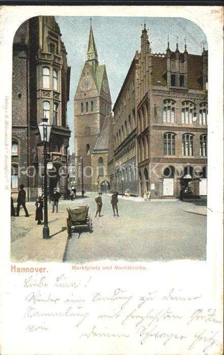 HANNOVER  CITY Marktplatz Marktkirche